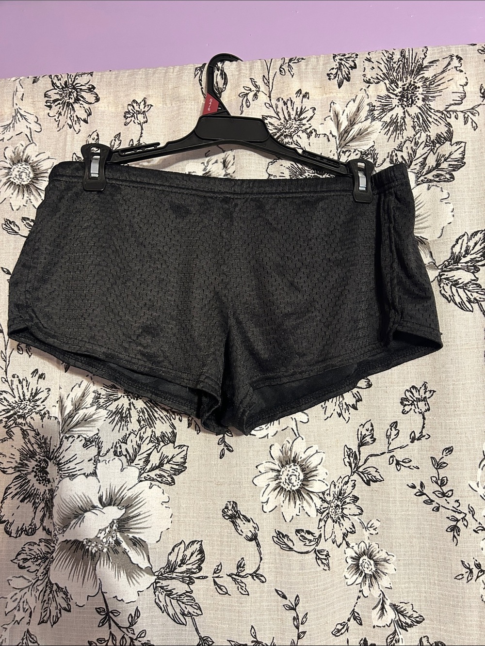 Soffe Black Athletic Mesh Shorts